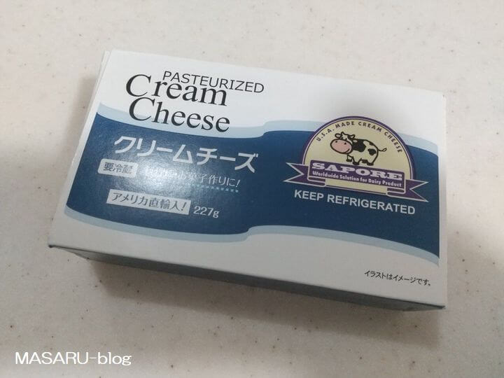 業務スーパーのクリームチーズの写真